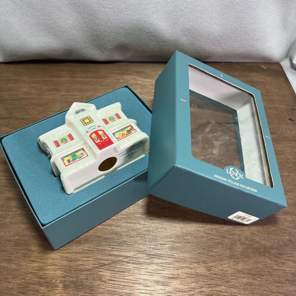 Lenox Holiday Village K. Kringle General Store Christmas 1992 VTG Original Box